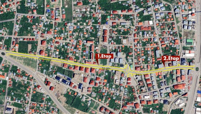 Van Büyükşehir Belediyesi o caddeyi yeniliyor