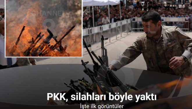 İlk PKK'lı grup silah bıraktı! İşte ilk görüntüler