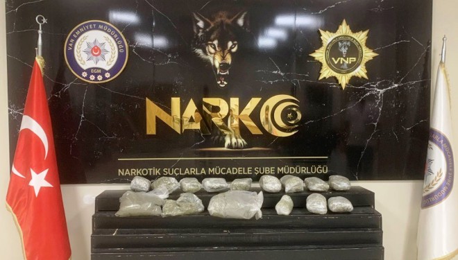 Van’da 10 kilo 120 gram skunk maddesi ele geçirildi