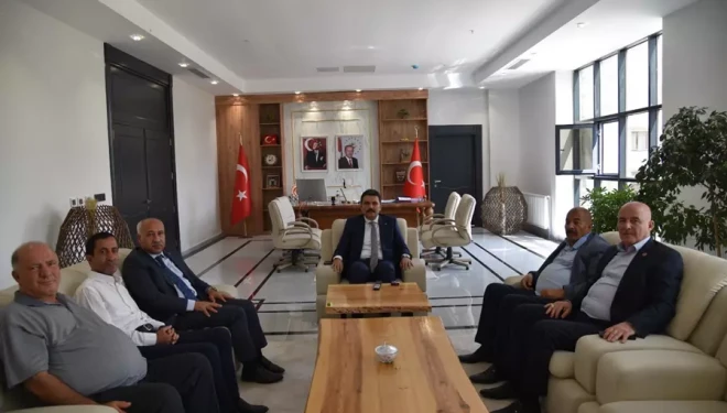 MHP Van İl Başkanı Güngöralp'ten Kaymakam Gilan'a "hayırlı olsun" ziyareti