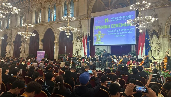 Van YYÜ Akademik Orkestrası Viyana’da sahneye çıktı