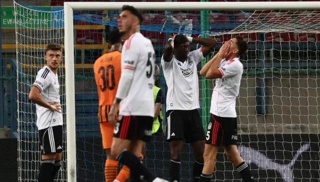 Beşiktaş Avrupa Ligi'ne veda etti