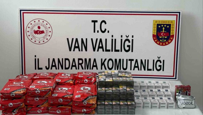 Van’da gümrük kaçağı malzemeler ele geçirildi