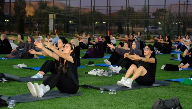Kadınlar İpekyolu’nun açık hava spor etkinliğinde buluştu