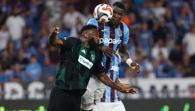 Trabzonspor evinde Kocaelispor'u mağlup etti