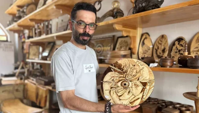 Bahçesaray’ın ceviz ağaçları sanat eserine dönüşüyor