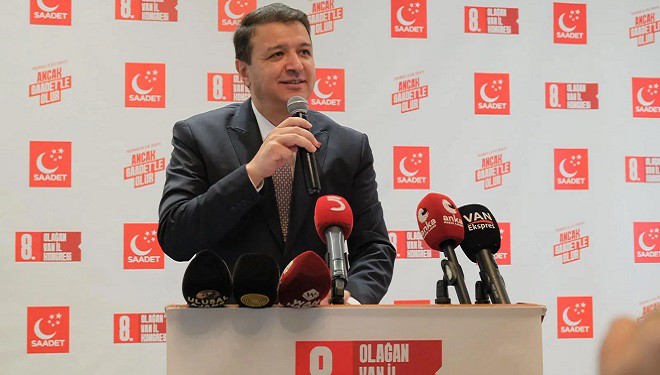 SP Genel Başkanı Mahmut Arıkan Van'da yeni sürece ilişkin konuştu