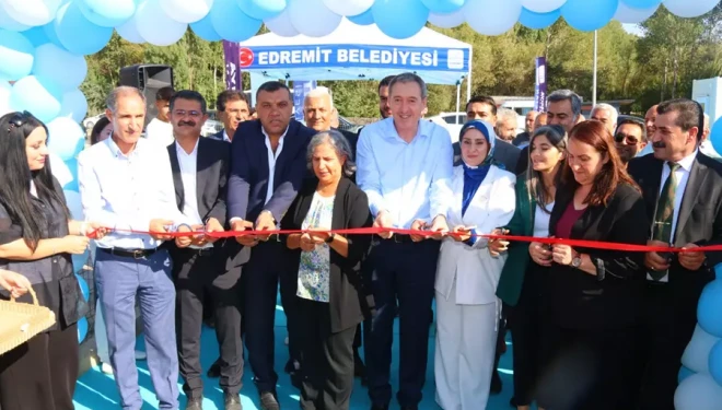Edremit Mesire Alanını düzenlenen törenle halkın hizmetine açıldı