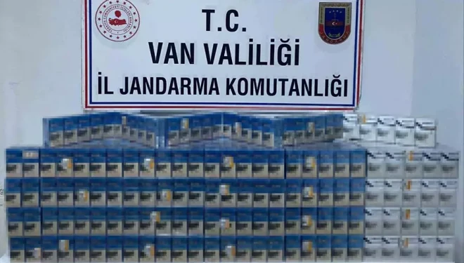 Van’da 6 bin 207 paket kaçak sigara ele geçirildi