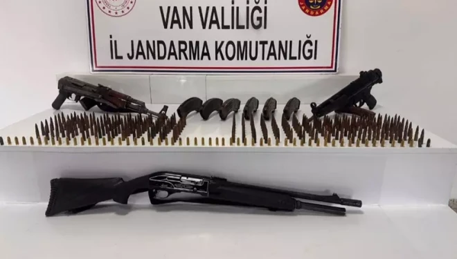 Van’da silah ve mühimmat ele geçirildi