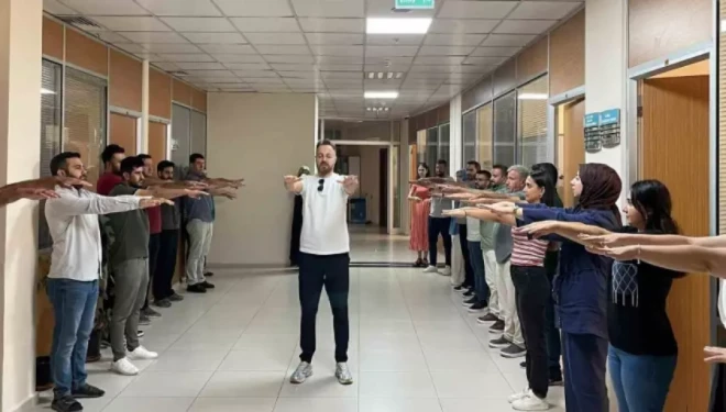 Van’da sağlık personeline egzersiz eğitimi