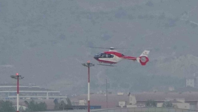 Serebrovasküler hastası ambulans helikopter ile Van’a getirildi