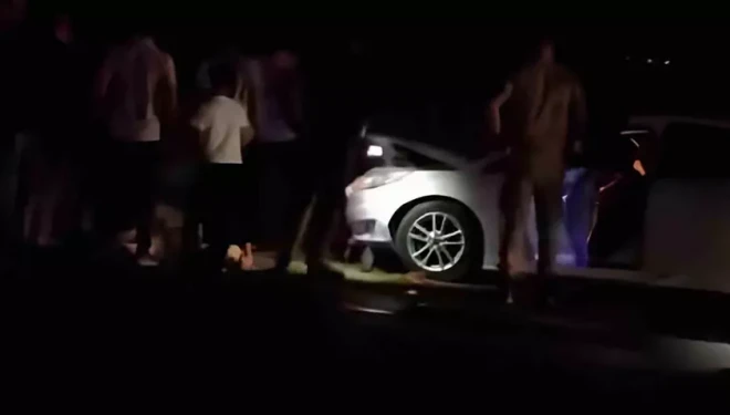 Van’da otomobil sürüye çarptı