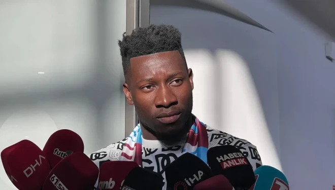Trabzonspor’un yeni transferi Onana Trabzon'a geldi