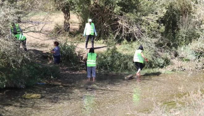 Dönemeç (Engil) Şelalesi el birliğiyle temizlendi