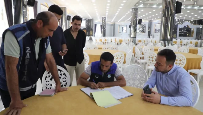Tuşba’da düğün salonlarına sıkı denetim