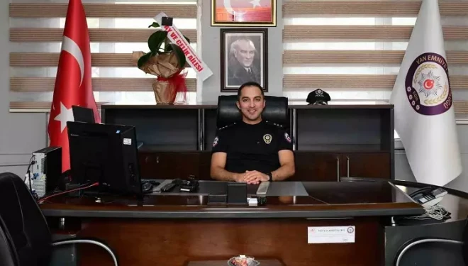 Çatak Emniyet Amirliğine Ahmet Erdem Çelik atandı