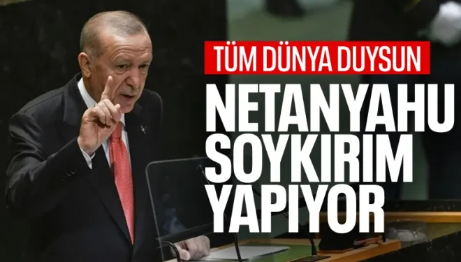 Erdoğan: Filistin davası artık dünyaya mal olmuştur