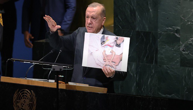 Cumhurbaşkanı Erdoğan: "Çocukların açlıktan, ilaçsızlıktan öldüğü bir dünyada huzur olur mu"