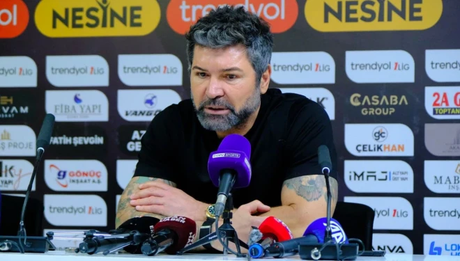 Vanspor FK Teknik Direktörü Hakan Kutlu'dan maç sonu açıklama