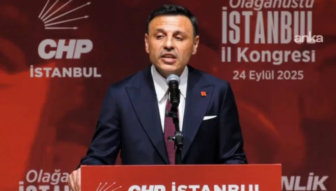 Özgür Çelik yeniden CHP İstanbul İl Başkanı seçildi!