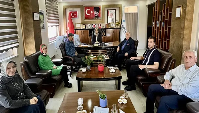 Başkan Kandaşoğlu'dan, Selma Biçek'e ziyaret