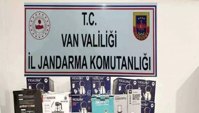 Van’da gümrük kaçağı malzemeler ele geçirildi