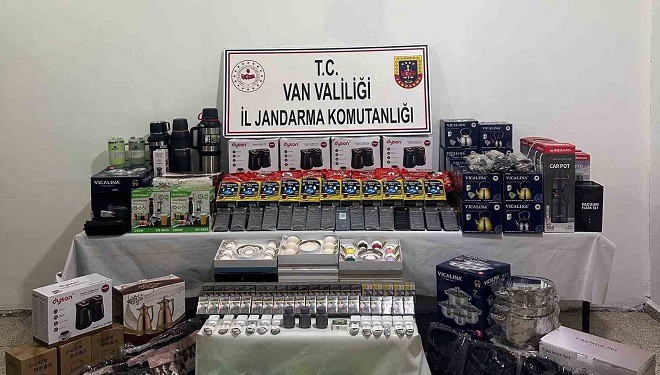 Van'da 1 milyon TL değerinde gümrük kaçağı malzeme ele geçirildi