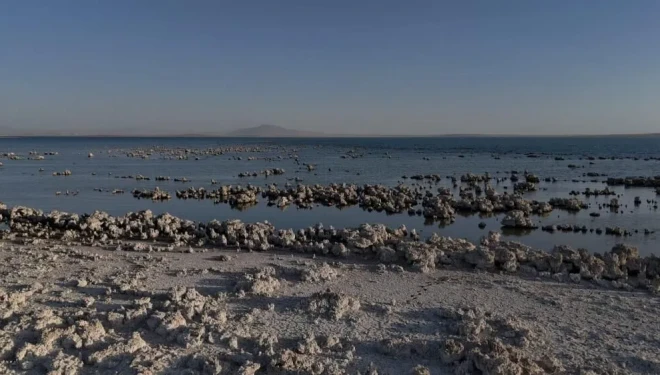 Van Gölü'nde kuraklık tehlikesi