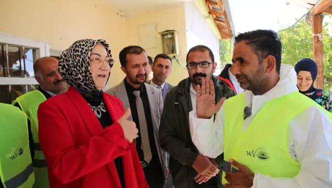 Van'da ihtiyaç sahibi ailenin evi baştan aşağı yenilendi