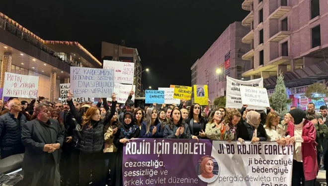 Van'da kadınlar Rojin Kabaiş için yürüdü