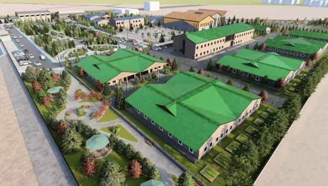 Bölgede ilk olan Sosyal Hizmet Kampüsü inşa çalışmaları sürüyor