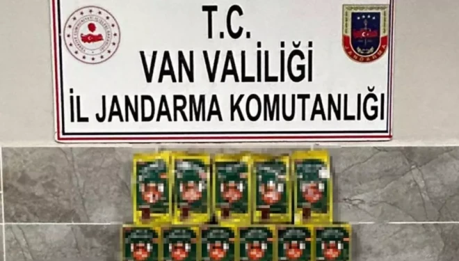 Van’da bin 460 paket kaçak sigara ele geçirildi