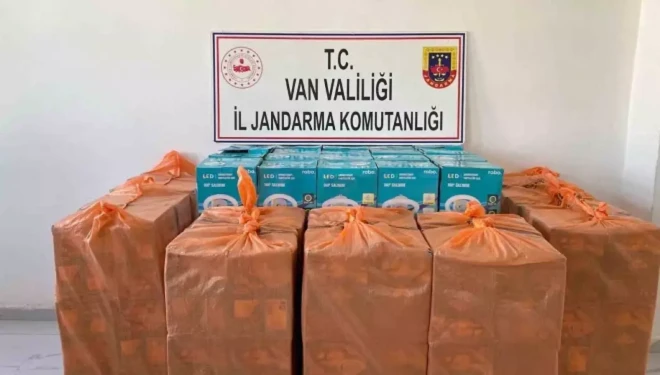 Van’da gümrük kaçağı malzeme ele geçirildi