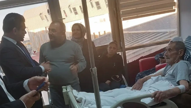 Başkan Yavuz Kuşan'dan hastane ziyareti