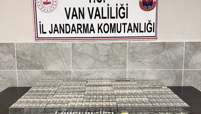 Van’da 3 bin 75 paket kaçak sigara ele geçirildi