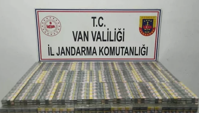 Van’da bin 980 paket kaça sigara ele geçirildi