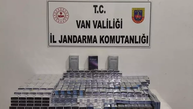 Van’da 2 bin 192 paket kaçak sigara ele geçirildi