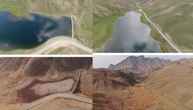 Erek Dağı’nın doğusundaki Antik Urartu Barajı kurudu