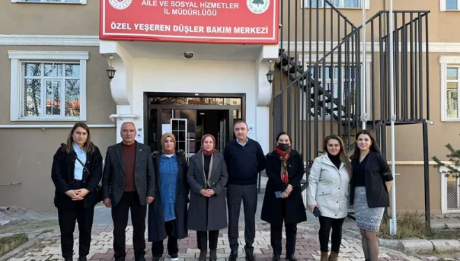 Eşbaşkan Akkoş ve Meclis Üyeleri Engelli Merkezini Ziyaret Etti
