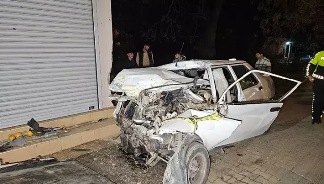 Çocuk sürücü kaza yaptı: 1 ölü 1 yaralı!