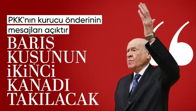 MHP Lideri Devlet Bahçeli'den sürece ilişkin önemli açıklama