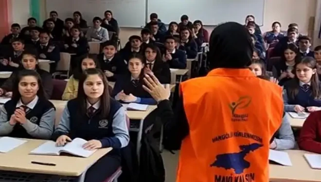 Van Gölü'nü koruma seminerleri okullarda devam ediyor