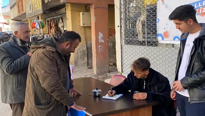 AK Parti Gençlik Kolları, Çatak'ta üye çalışması yaptı