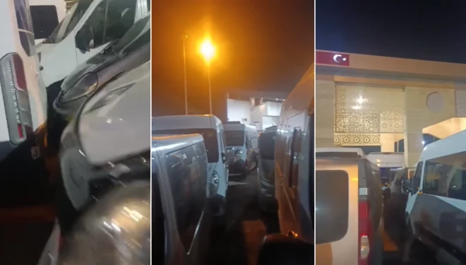 Kapıköy’de tek şeritli geçiş araç kuyruğuna ve kavgalara neden oluyor