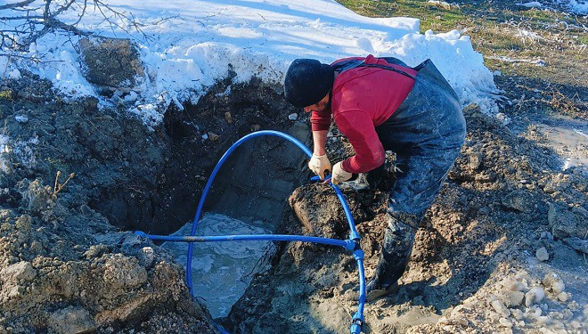 VASKİ merkezde su arızalarını giderdi