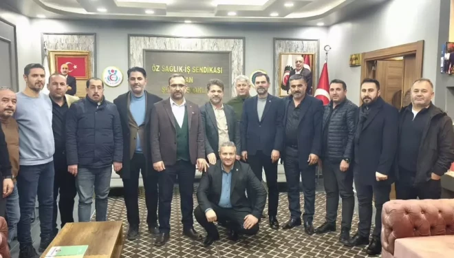 AK Parti İpekyolu İlçe Teşkilatından Öz Sağlık-İş Sendikasına Ziyaret