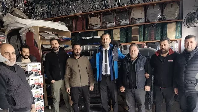 Veysi Kadan, seçim gününe bir gün kala seçim çalışmalarını sürdürüyor