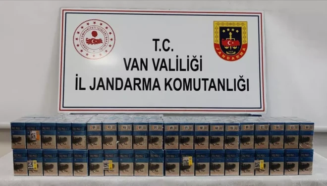 Van’da 720 paket gümrük kaçağı sigara ele geçirildi