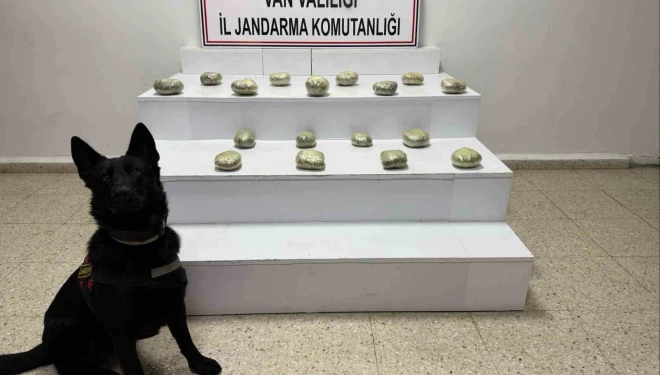 Başkale’de 20 kilo 250 gram